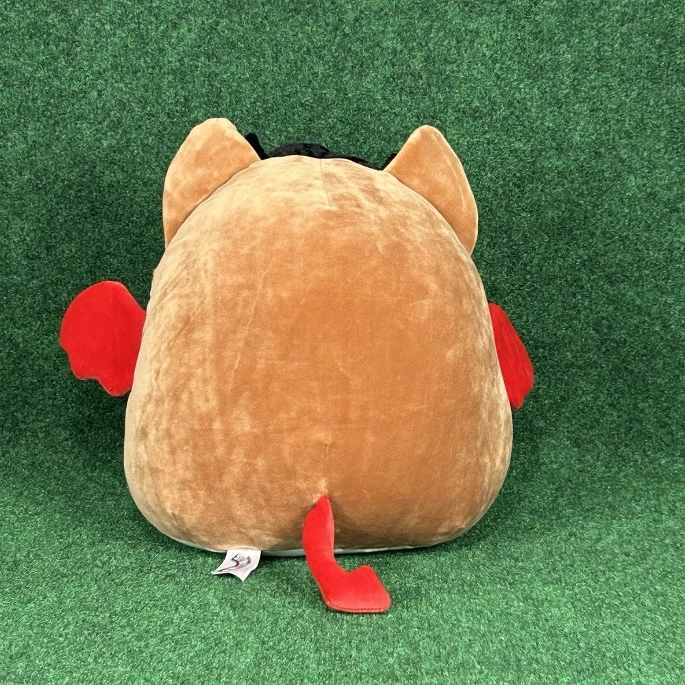 Squishmallow Halloween Reginald Corgi Devil Bat Costume Soft Plush 12